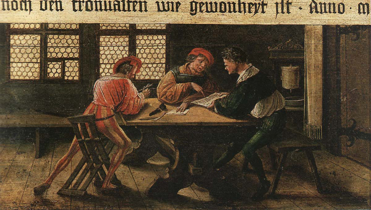 Signboard for a Schoolmaster